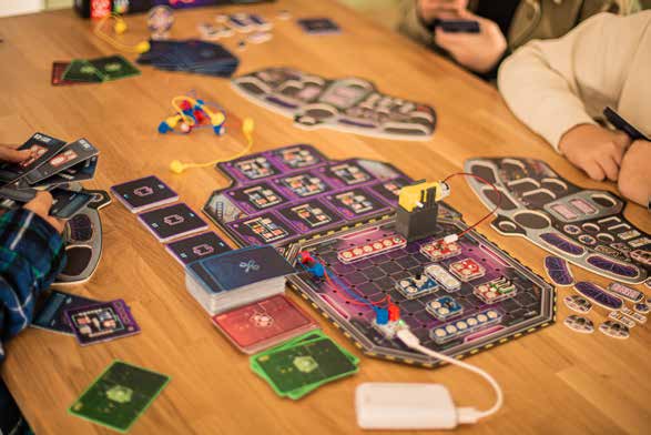 Reactor Rescue gameplay on a table