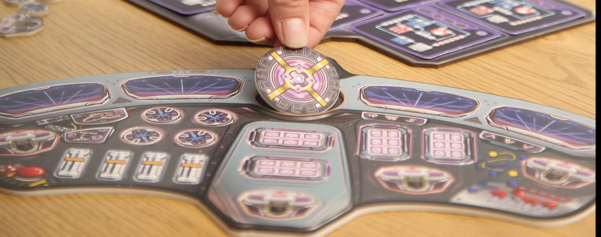 Player placing the Reactor Token to win